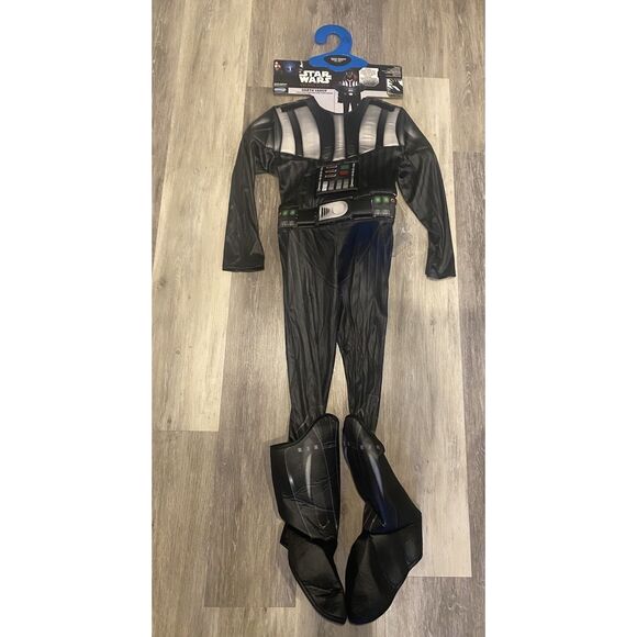 Jazwares Child  5/6 Star Wars Darth Vader Costume Jumpsuit, Cape, Mask, & Gloves - Picture 1 of 5